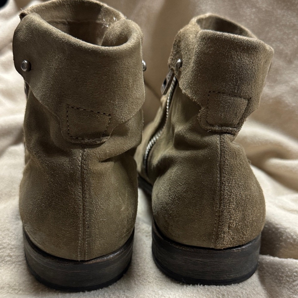 A.S.98 Men's Tan Suede Leather Ankle Boots size 45/12US - Picture 8 of 9
